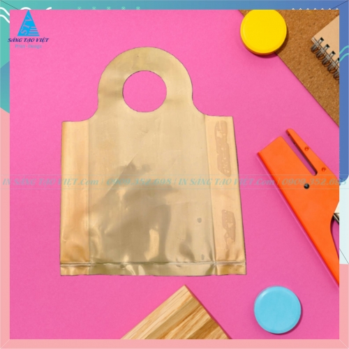 Túi nilon quai tròn in logo