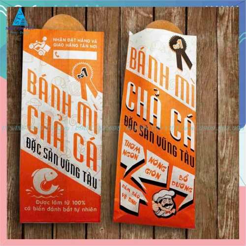 Bao bì giấy đựng bánh mì