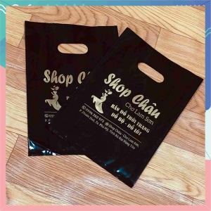 Túi nilon hột xoài in logo thời trang giày dép