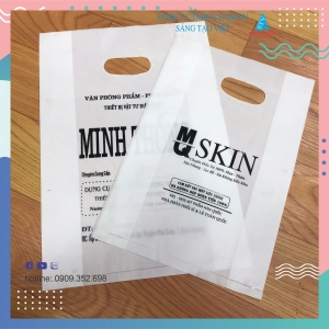 in túi nilon hột xoài HD nhám