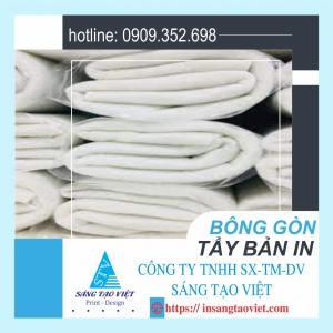Bông gòn tẩy bảng in