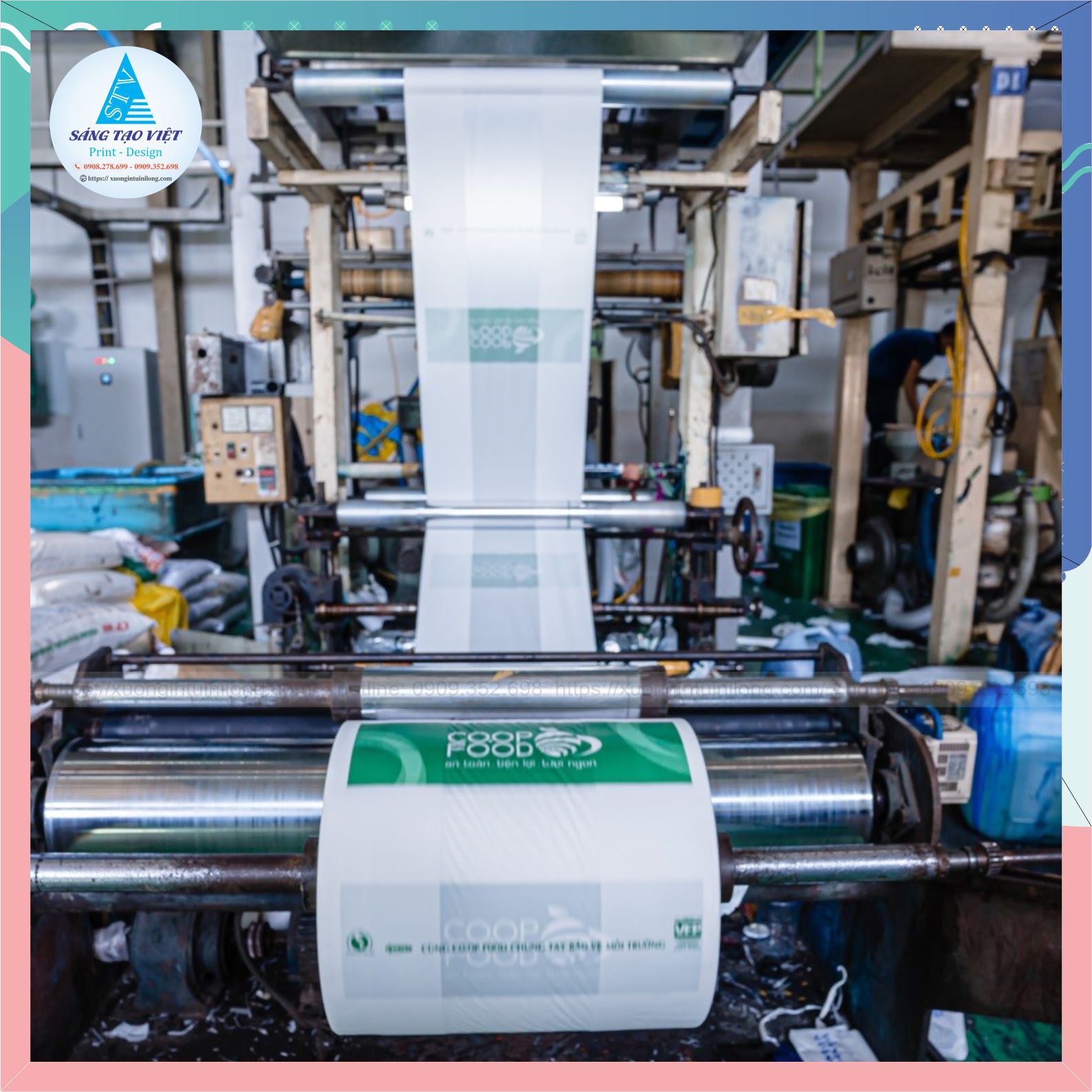 In ống đồng bao bì nhựa