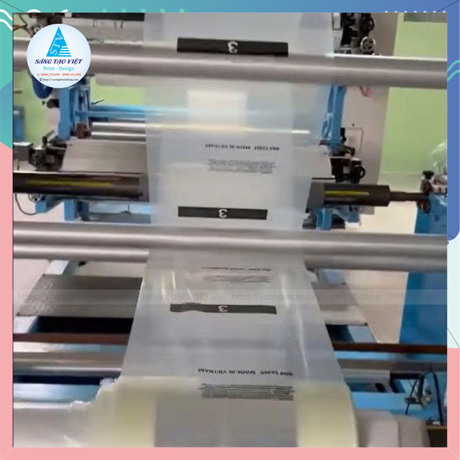 In ống đồng trên màng PP, PE