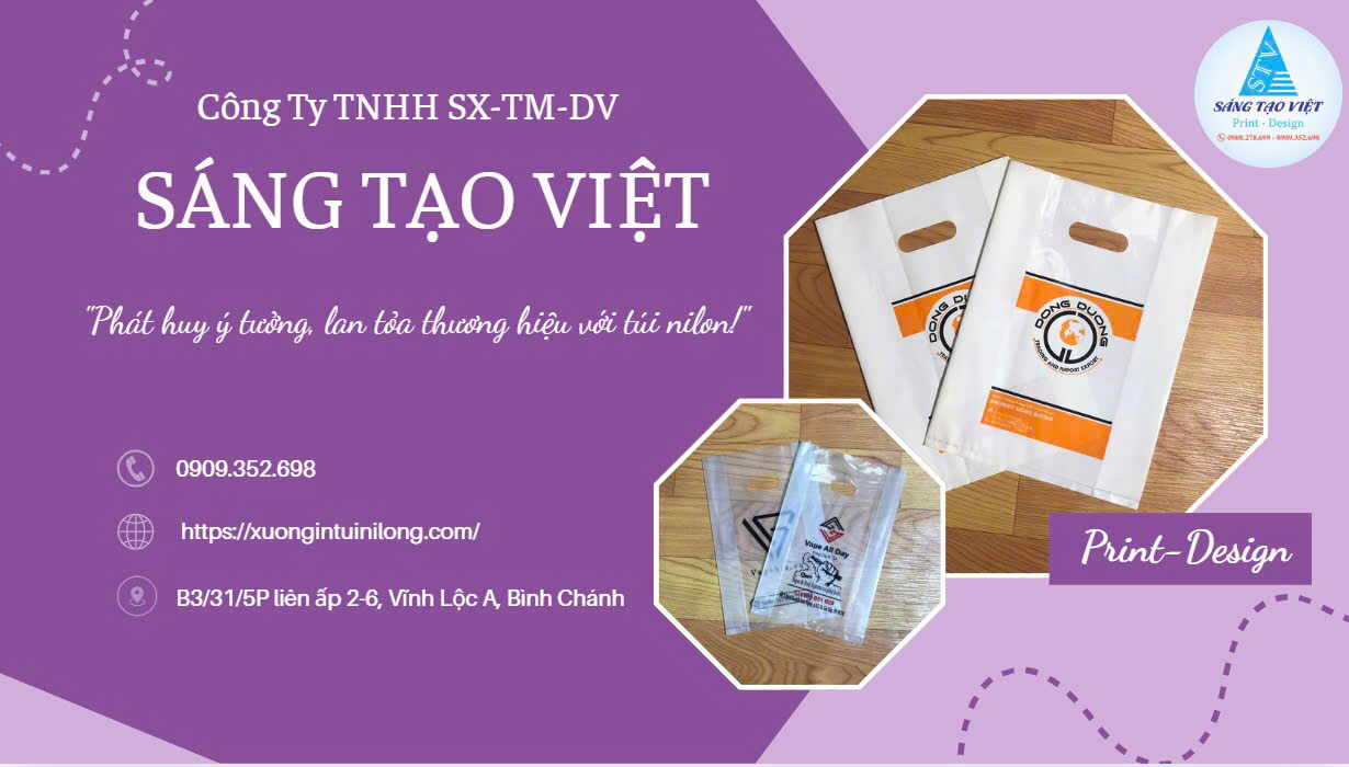 In túi ni lông tại Huyện Củ Chi giúp doanh nghiệp tiết kiệm chi phí