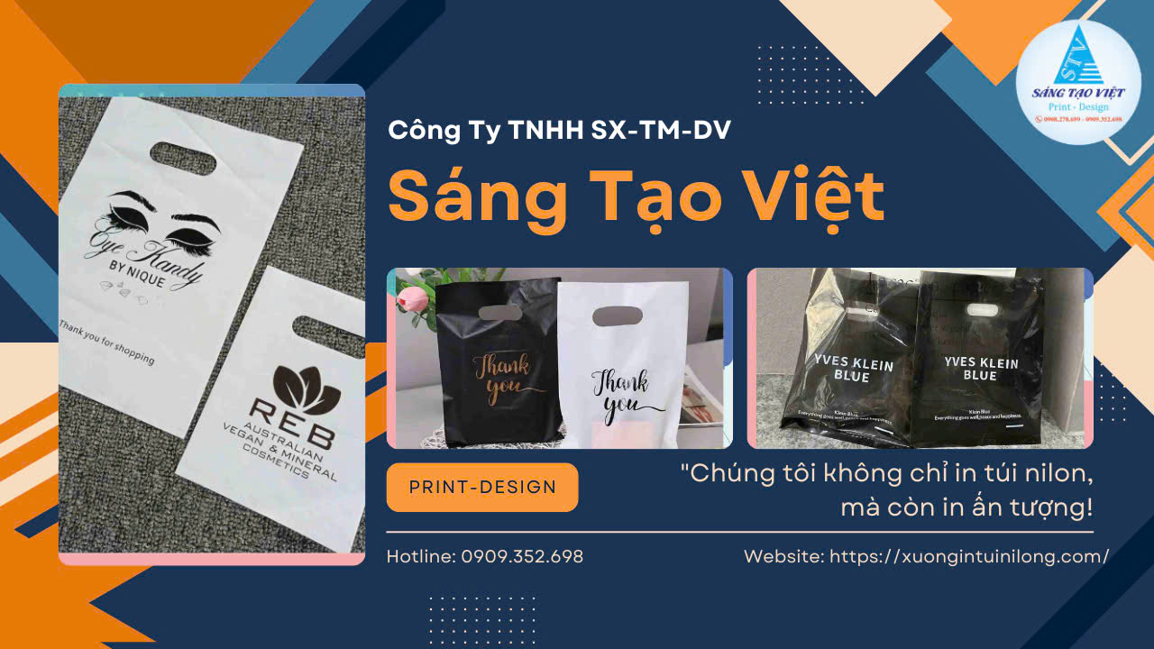 Xu hướng thiết kế túi nilon hiện đại giúp sản phẩm thêm nổi bật