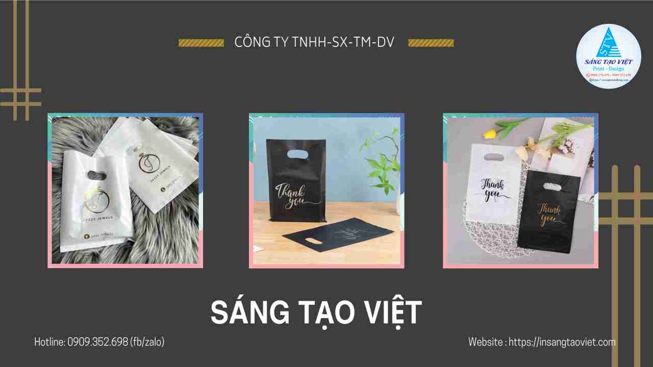  In túi ni lông sắc nét giúp sản phẩm trông đẳng cấp hơn