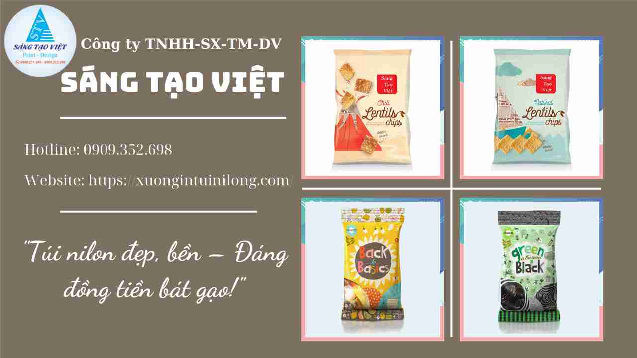 Công nghệ in ấn bao bì nhựa đựng bánh kẹo hiện đại