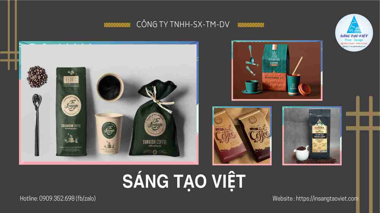 Sáng Tạo Việt cung cấp bao bì nhựa đựng cà phê