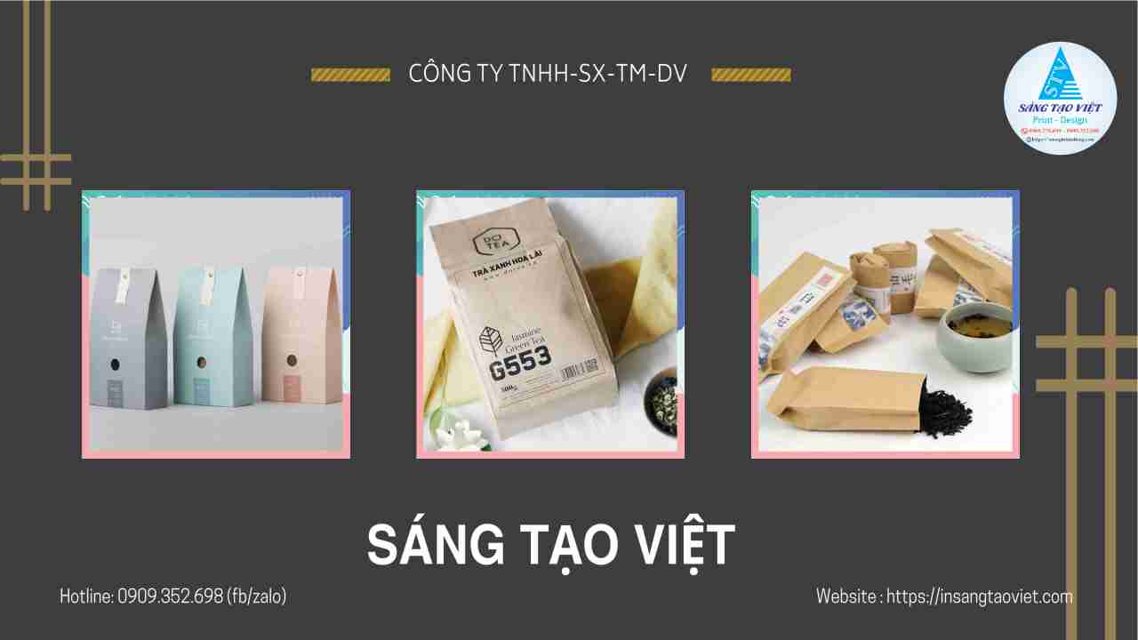 Công nghệ in ấn bao bì nhựa đựng trà