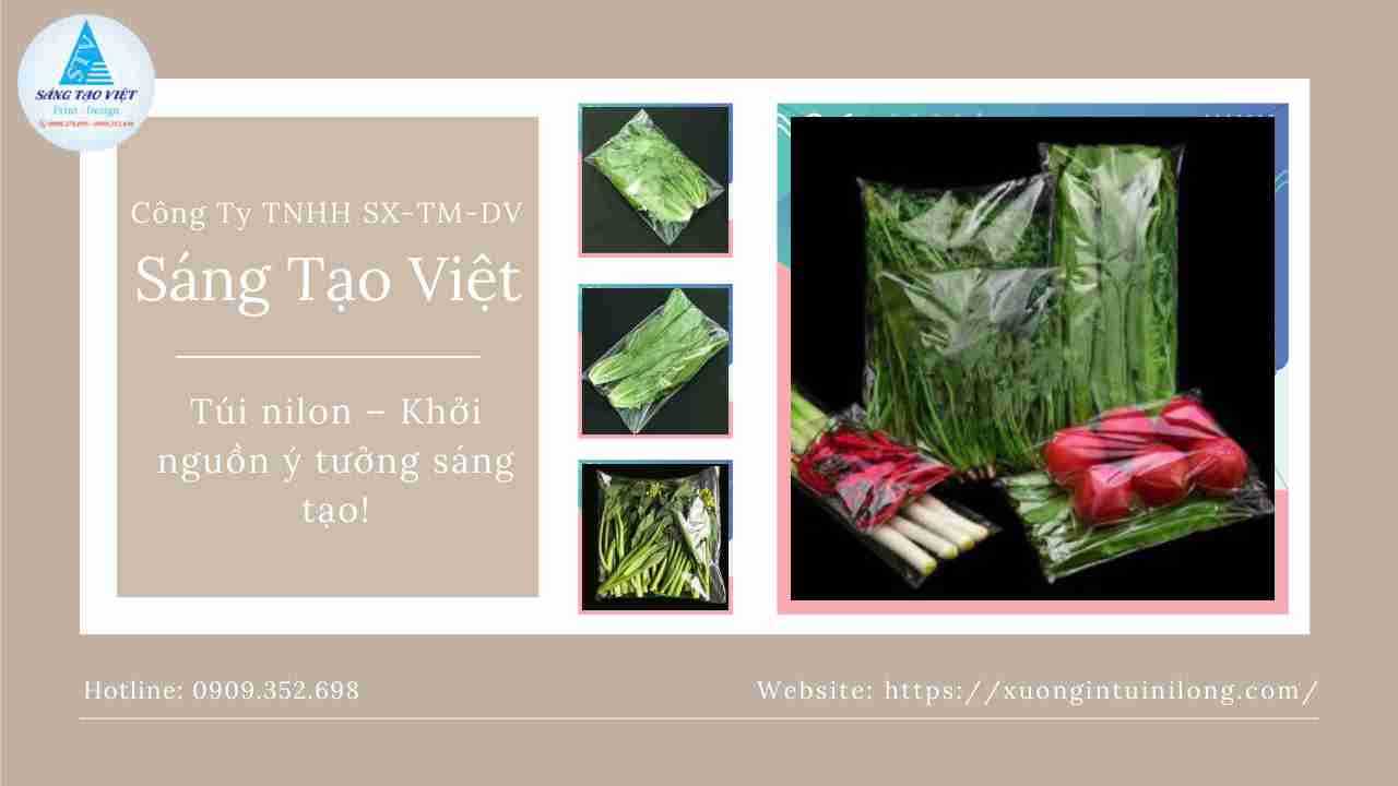 Giải pháp bao bì nhựa đựng rau củ quả từ Sáng Tạo Việt