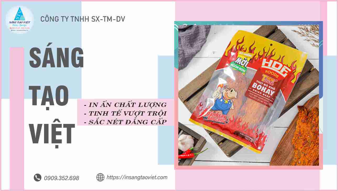 Bao bì nhựa đựng khô bò cần đáp ứng những điều kiện gì để sản phẩm giữ mùi vị?