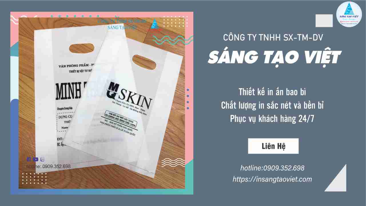 Túi nilon HD in đẹp cần những kỹ thuật gì để hình ảnh sắc nét và bền màu?