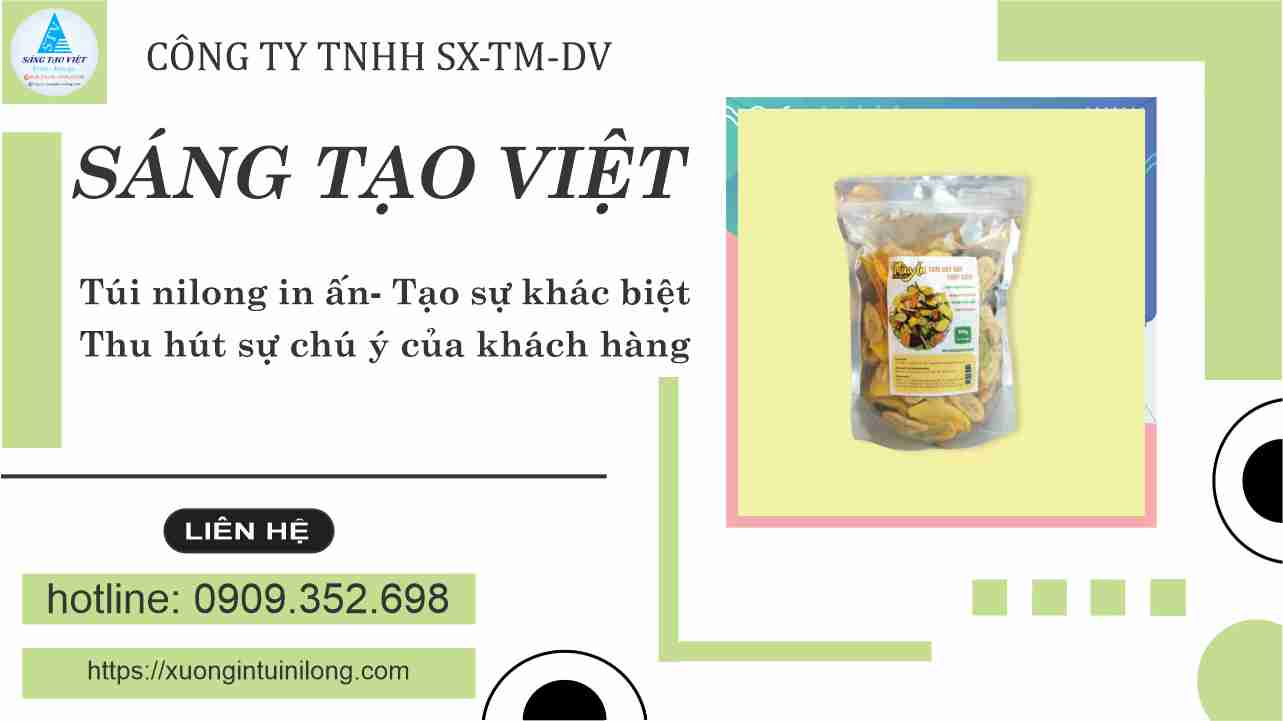 Bao bì nhựa đựng trái cây sấy đẹp mắt giúp thu hút khách hàng