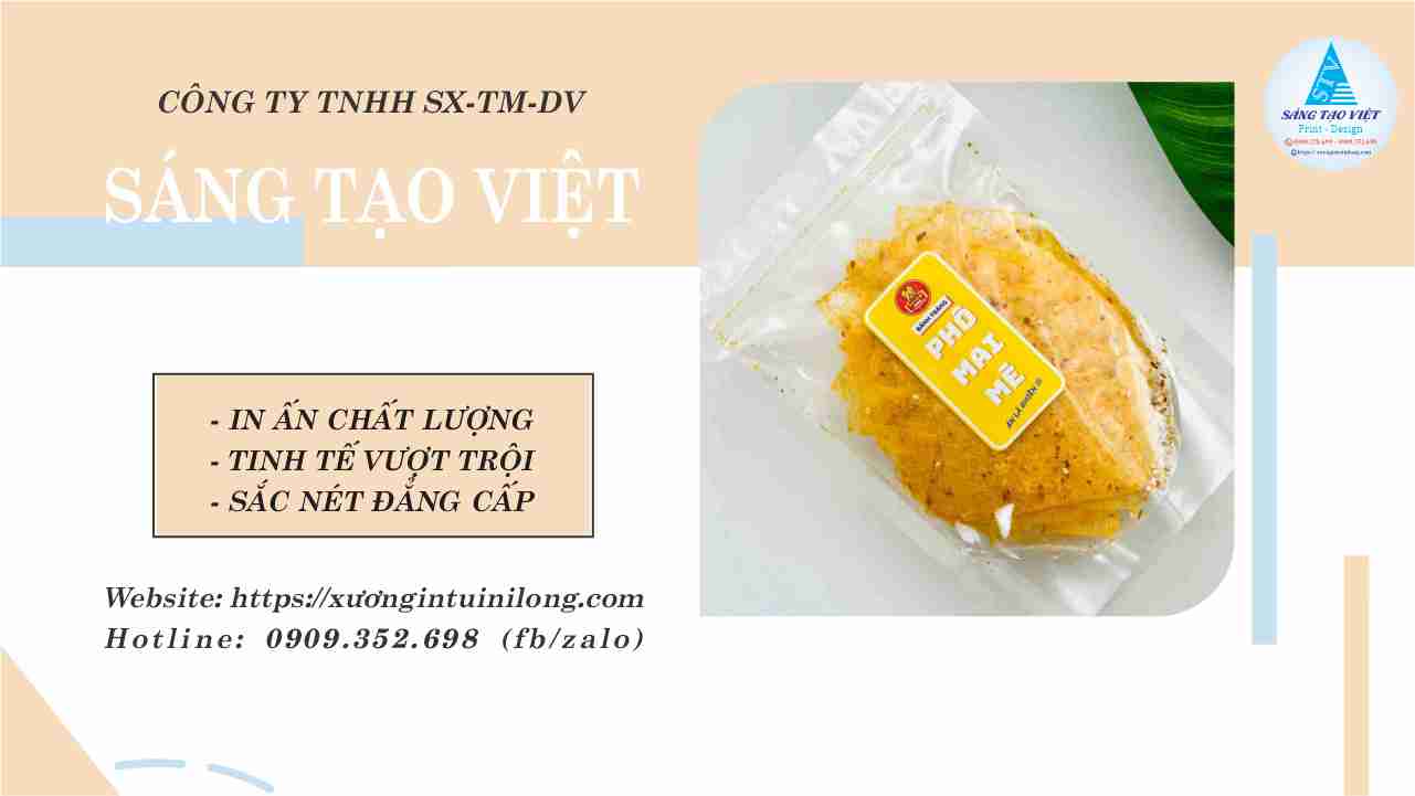 Những mẫu bao bì hiện đại giúp bánh tráng giữ trọn chất lượng và nâng tầm thương hiệu