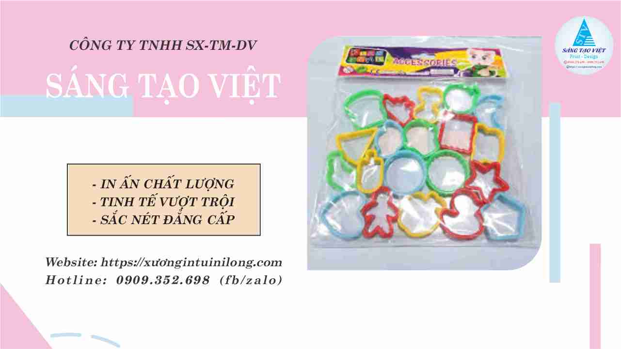 Các chủng loại và kiểu dáng bao bì nhựa đựng đồ chơi