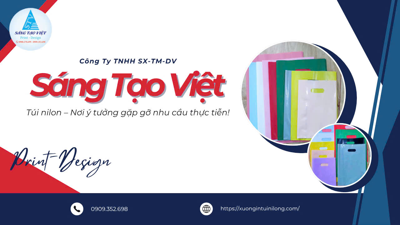 In túi nilon hột xoài PE trắng sữa
