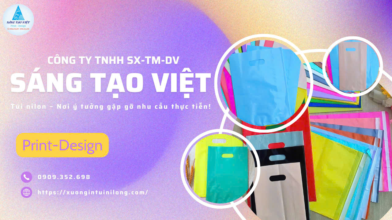 In túi nilon hột xoài PE trong suốt
