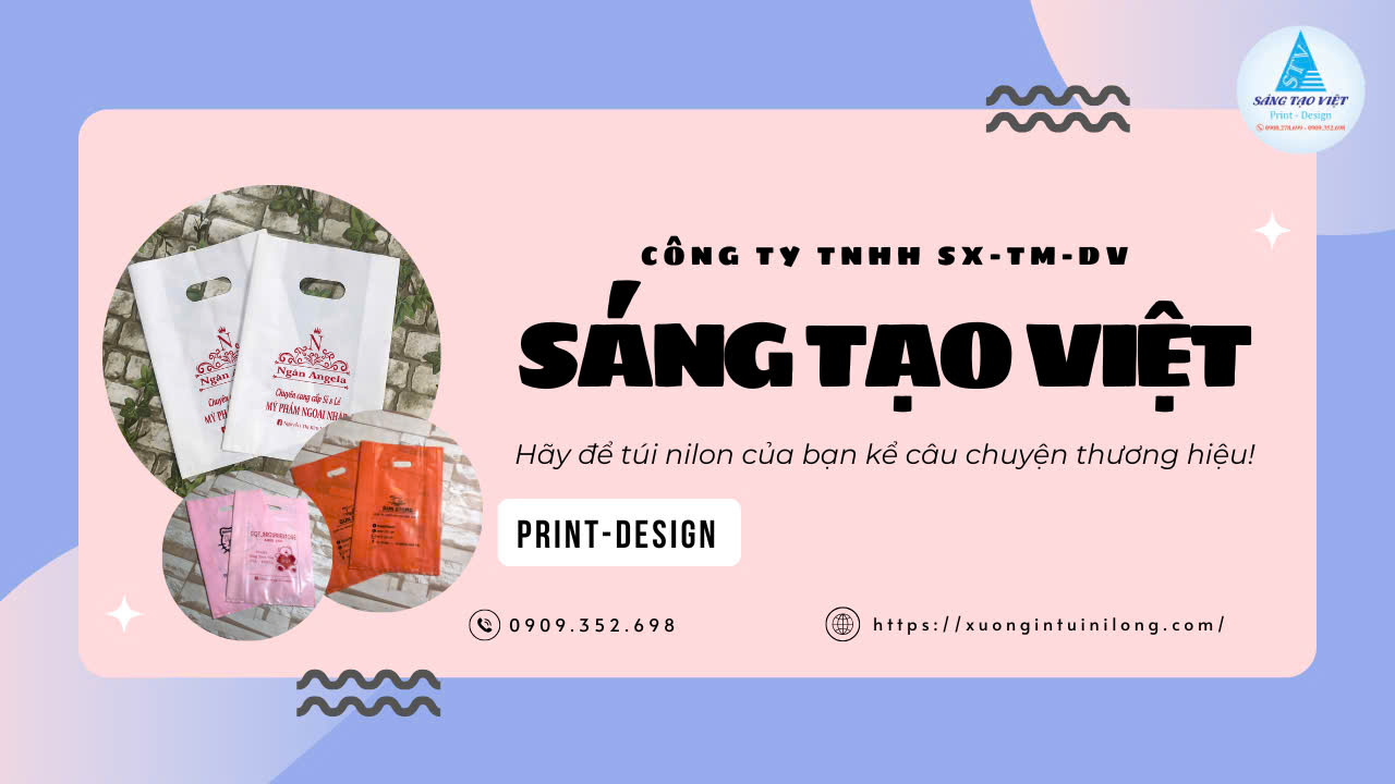 Những lưu ý khi đặt in túi nilon hột xoài in logo