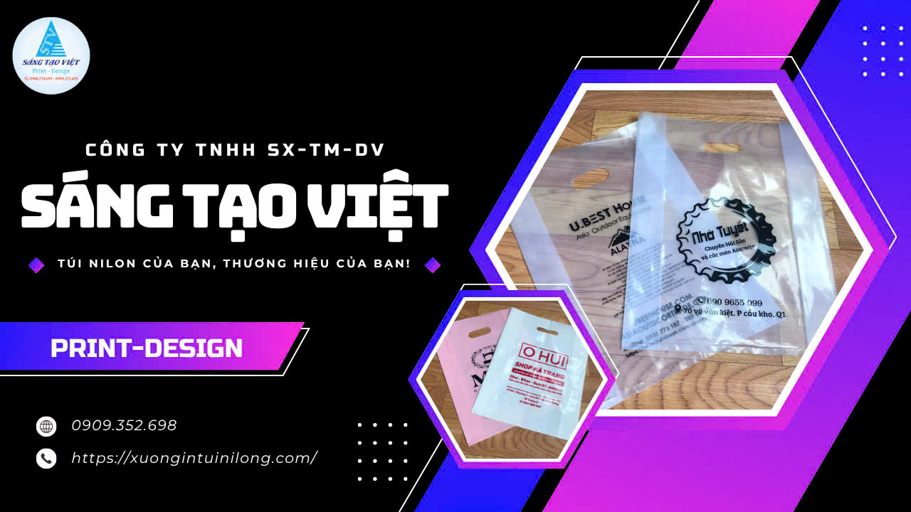 In túi nilon hột xoài số lượng lớn