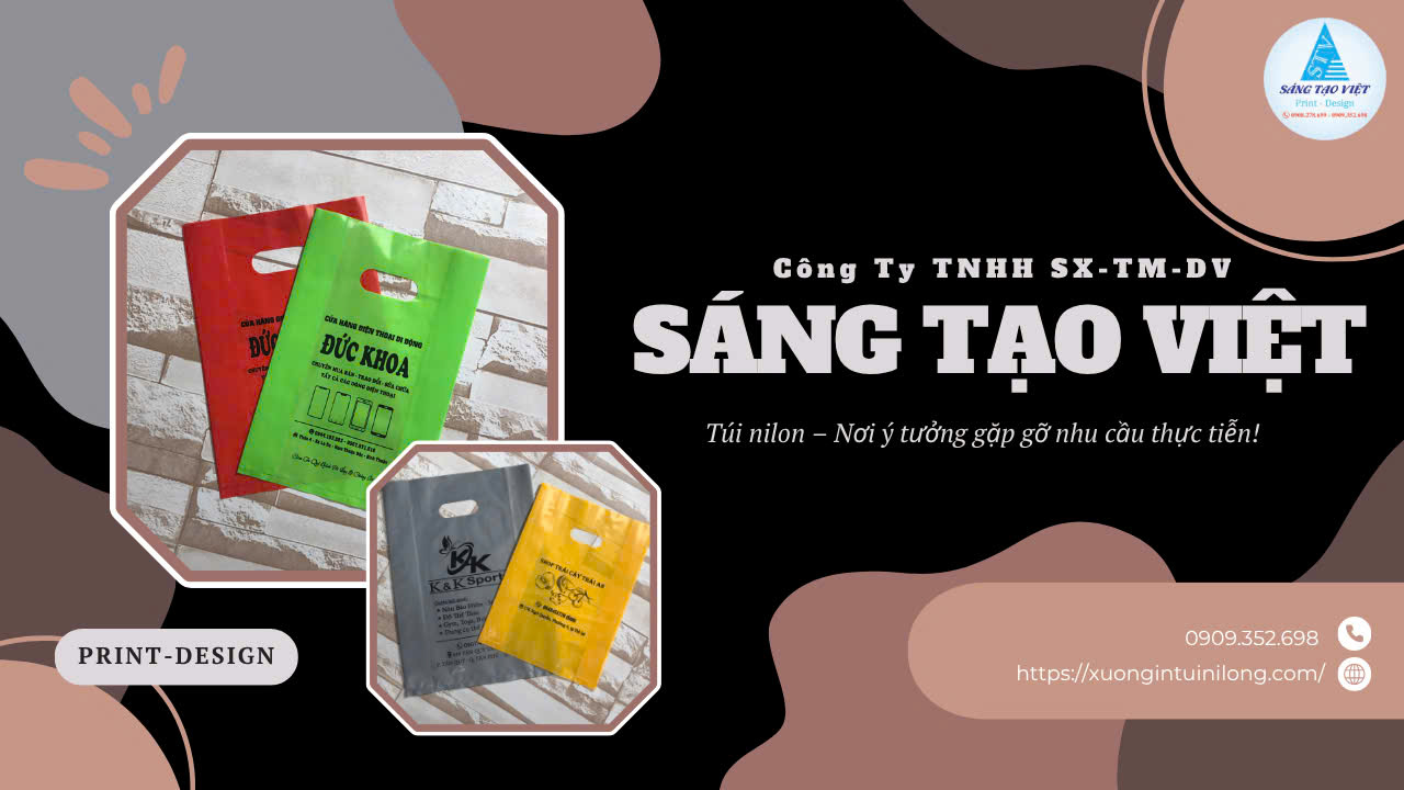 Đồng bộ hình ảnh thương hiệu nhờ in túi nilon hột xoài số lượng lớn