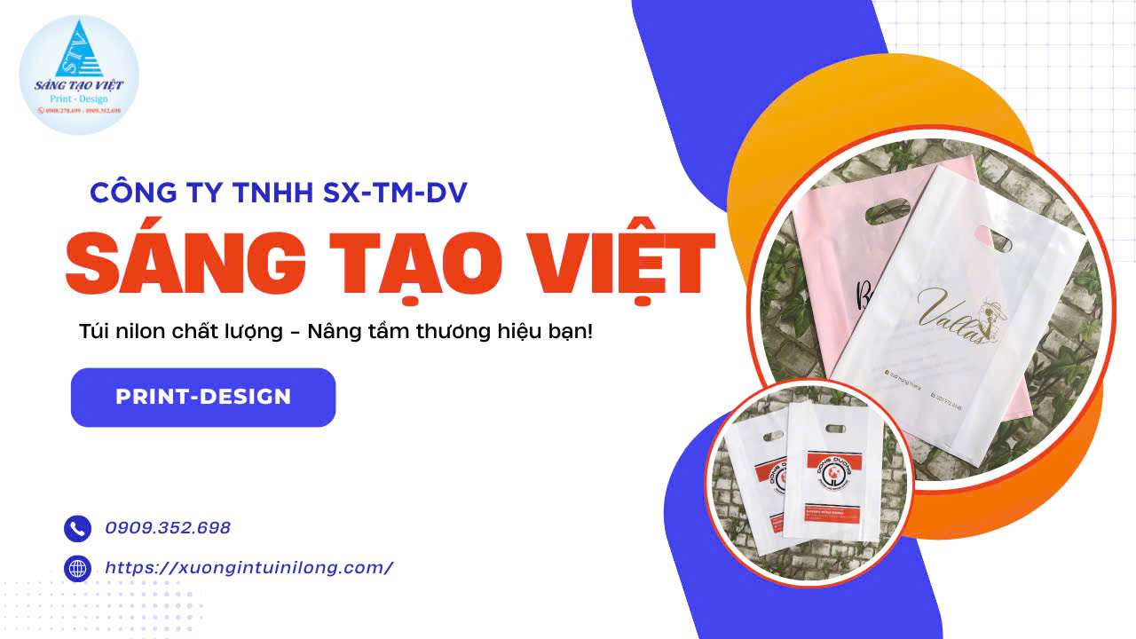  In túi nilon hột xoài thời trang cao cấp