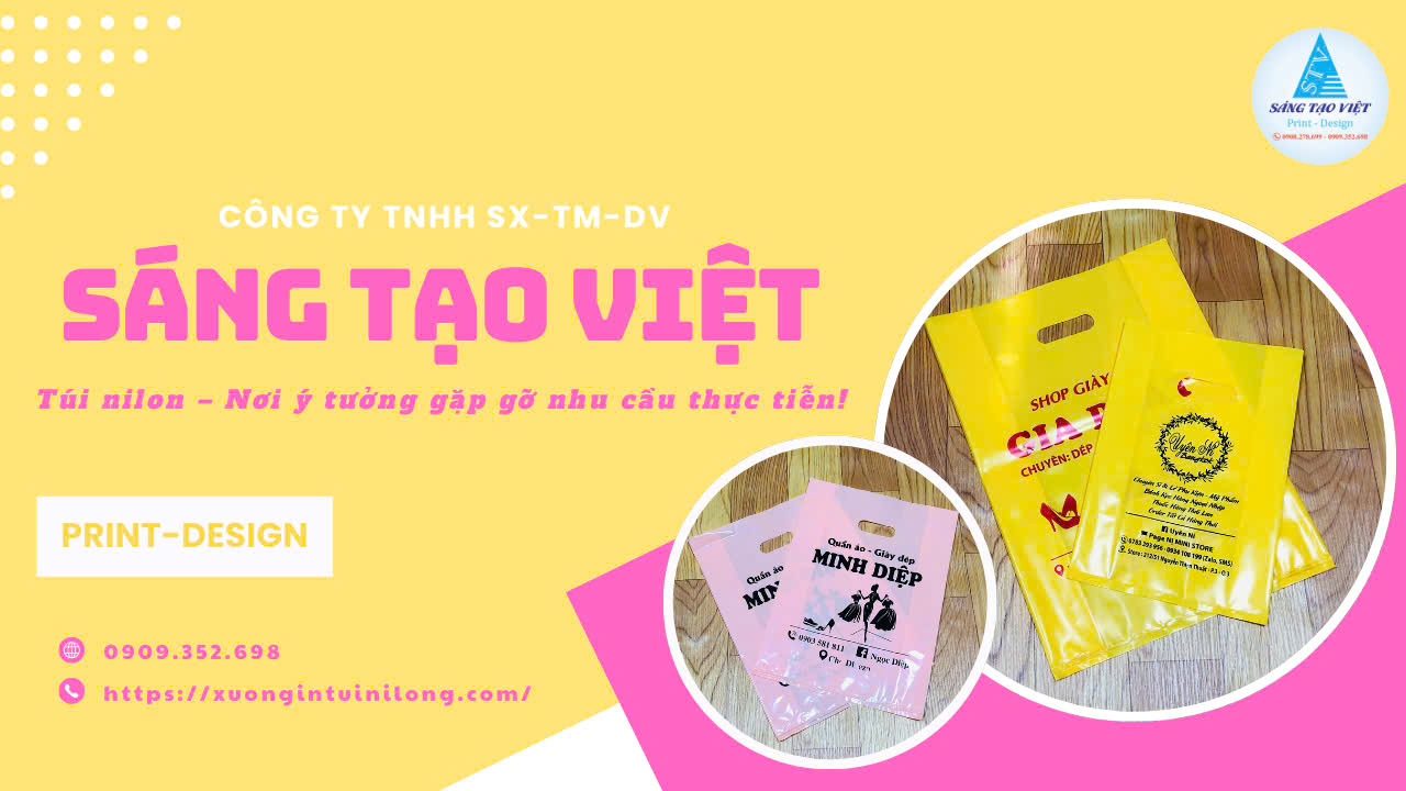  In túi nilon hột xoài đựng giày dép cao cấp và sự khác biệt trong thiết kế