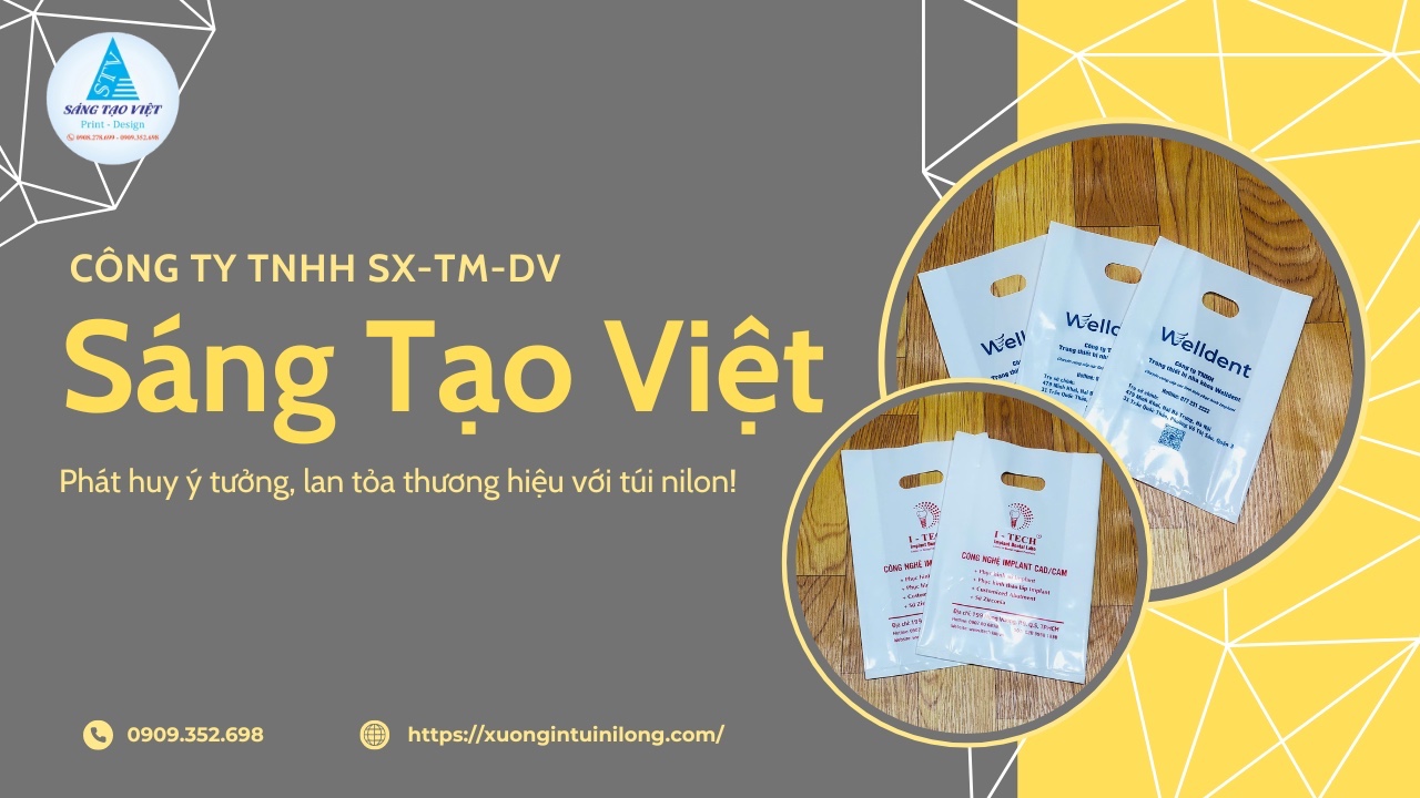In túi nilon đựng mỹ phẩm cao cấp và giá trị nhận diện thương hiệu