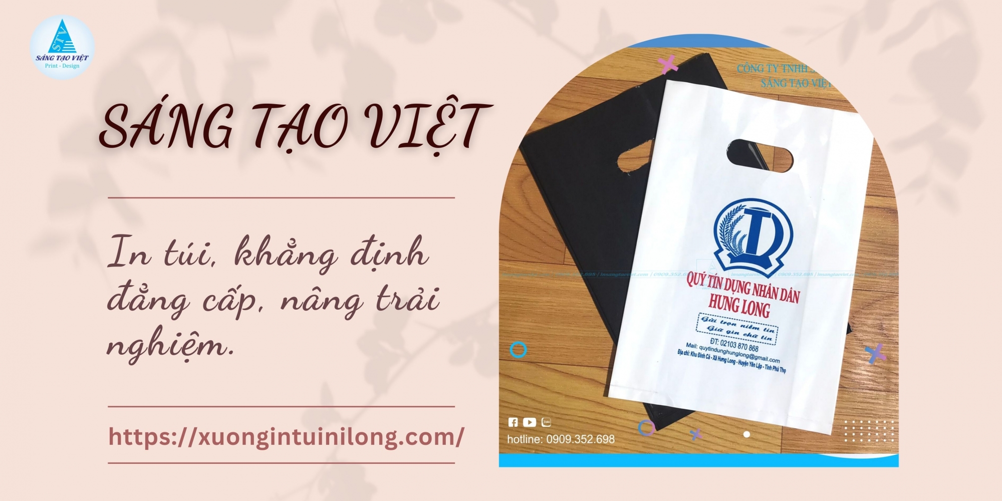 In túi nilon phục vụ sự kiện ngân hàng