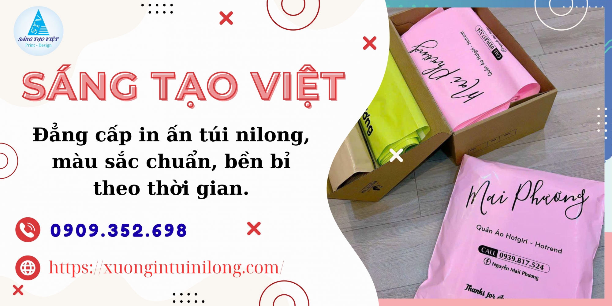 Các kiểu túi gói hàng thường gặp