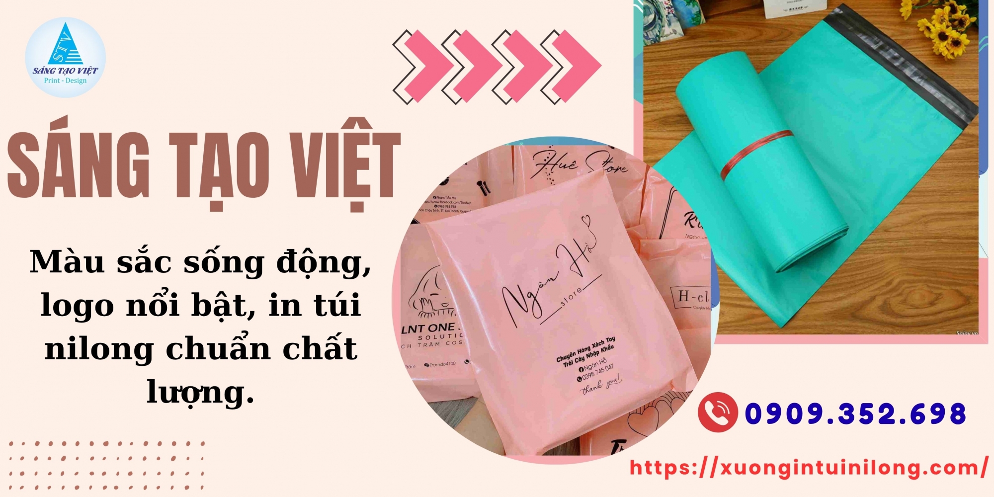 Công nghệ in áp dụng cho túi gói hàng