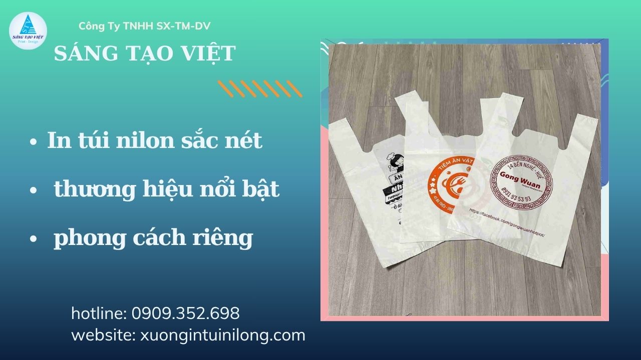 Lợi ích của in gia công bao bì nilon siêu thị đối với doanh nghiệp