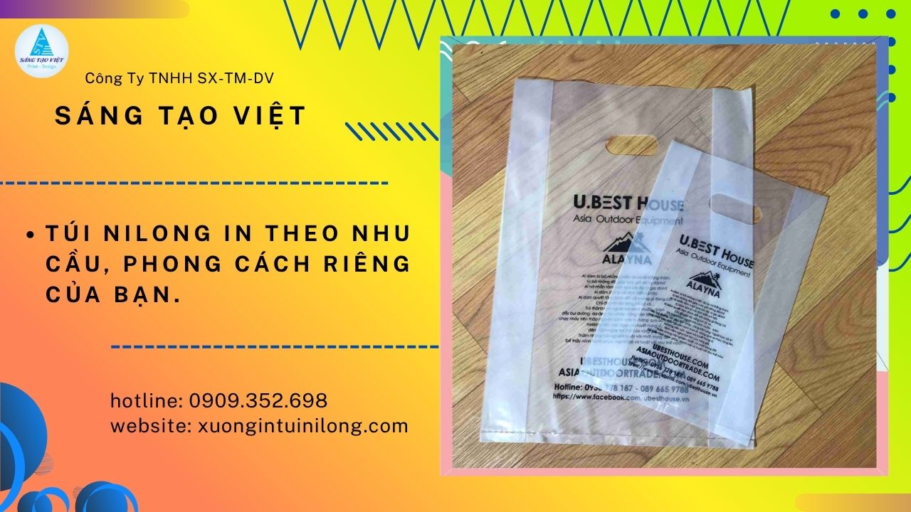 In gia công túi xốp đựng quần áo lựa chọn tiết kiệm cho doanh nghiệp bán lẻ