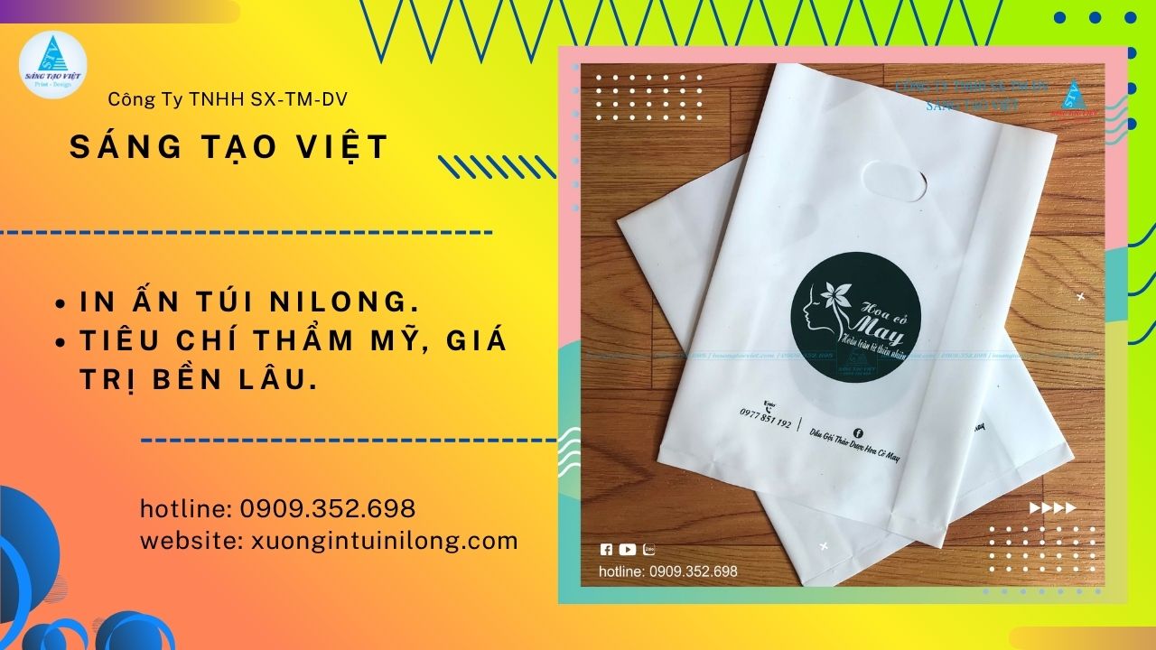 Các tiêu chí lựa chọn dịch vụ in gia công túi xốp đựng quần áo