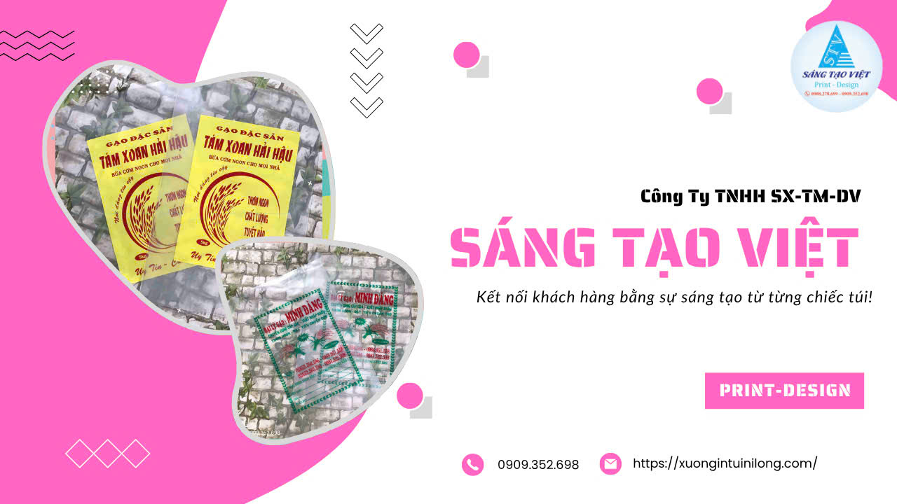 Giải pháp tối ưu cho bao bì nhựa đựng gạo giúp vận chuyển dễ dàng hơn
