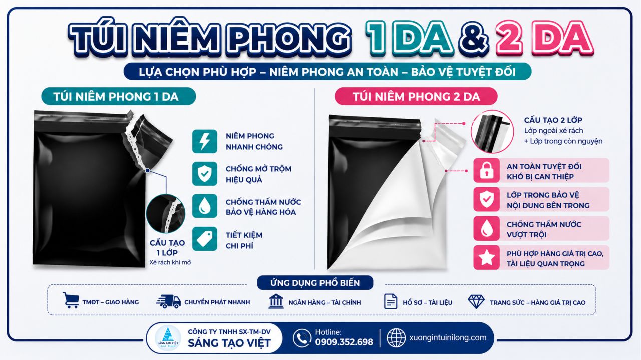 Các Loại Túi Nilong Niêm Phong Phổ Biến Hiện Nay