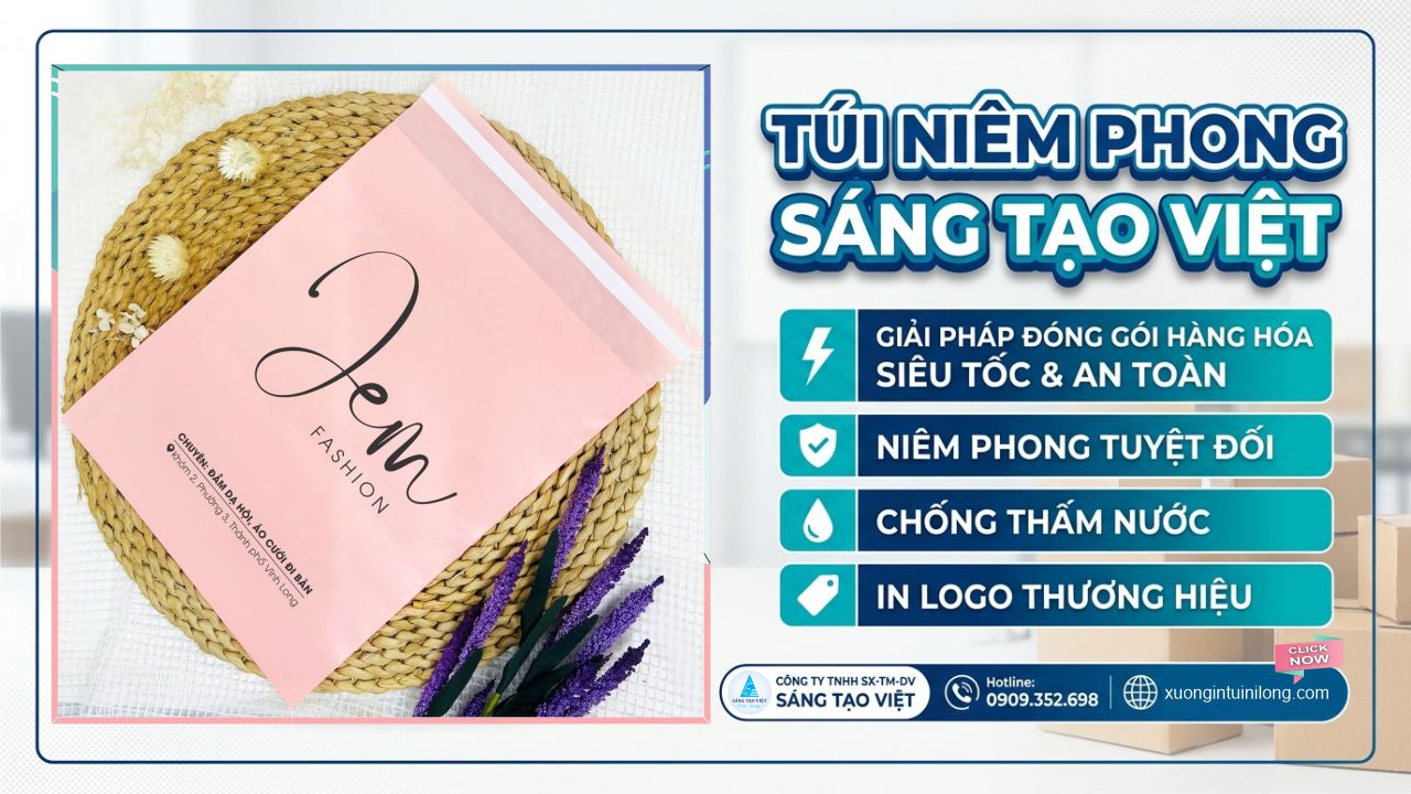Top 5 Kích Thước Túi Niêm Phong Đóng Quần Áo Phổ Biến Nhất