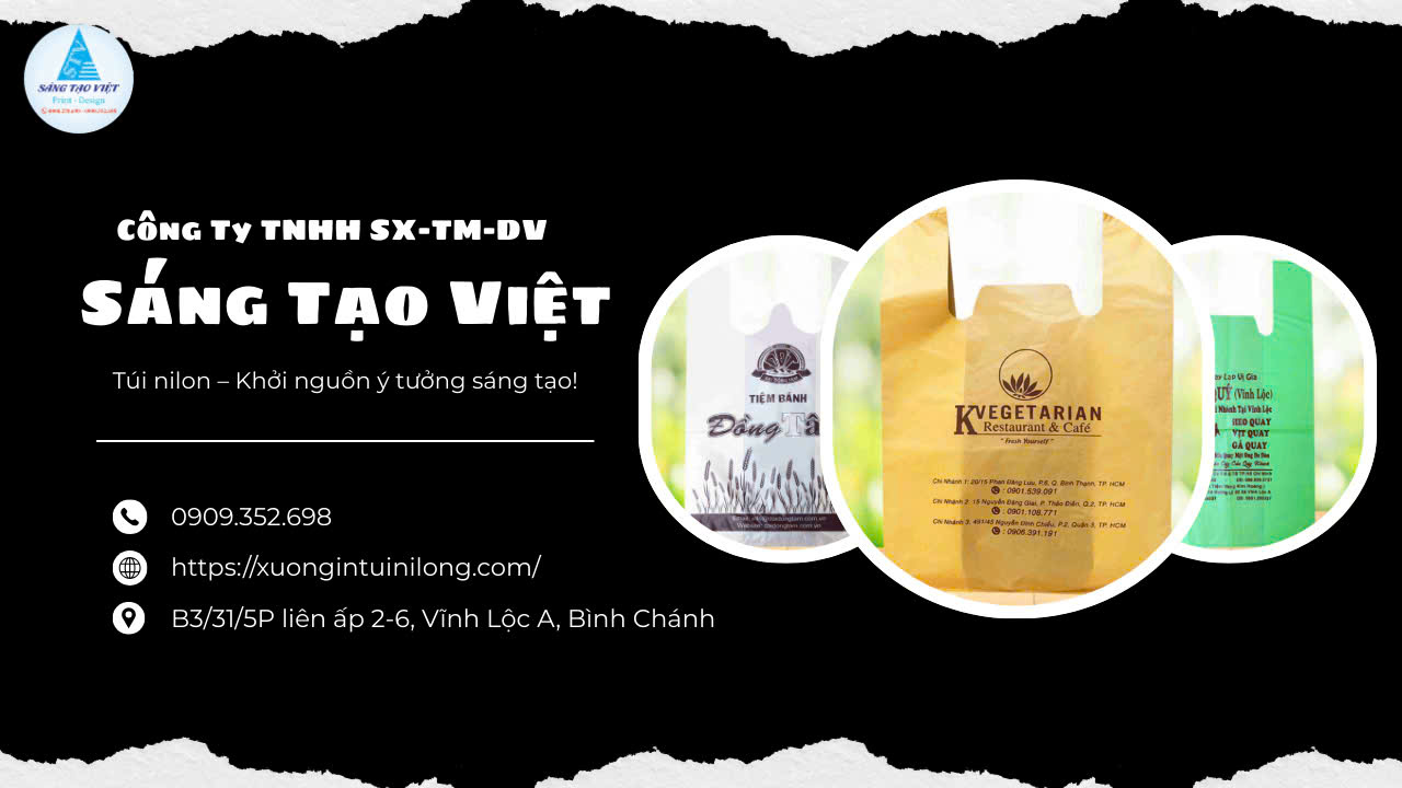 Vì sao Sáng Tạo Việt là lựa chọn an tâm khi in túi siêu thị tại Bình Tân?