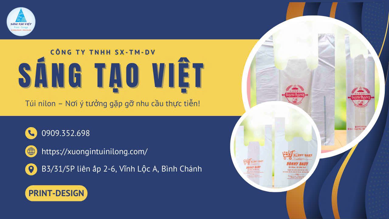 Sáng Tạo Việt đồng hành cùng cửa hàng trong giải pháp in túi siêu thị tại Quận 4