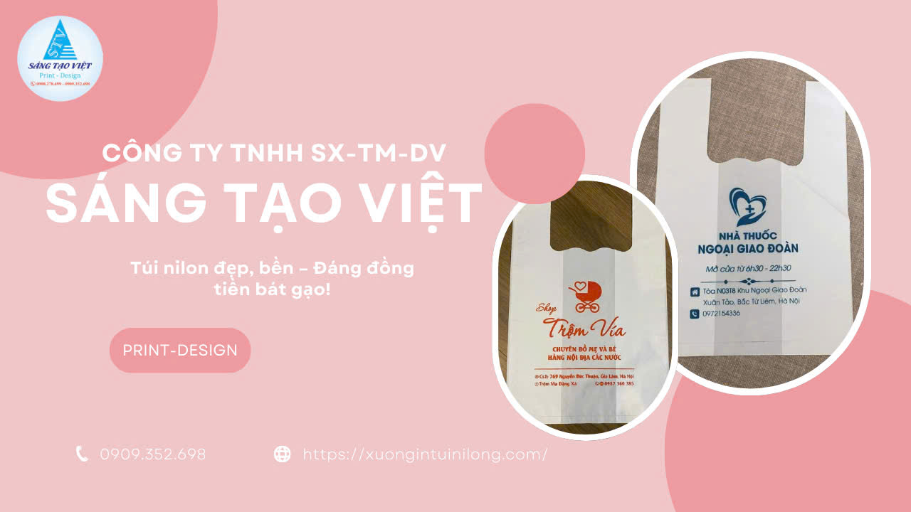  In túi siêu thị tại Quận 7 lựa chọn kỹ thuật in nào là phù hợp