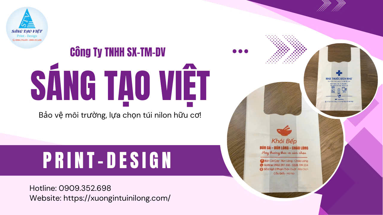 In túi siêu thị tại Quận 10 theo hình thức gộp đơn hoặc in định kỳ