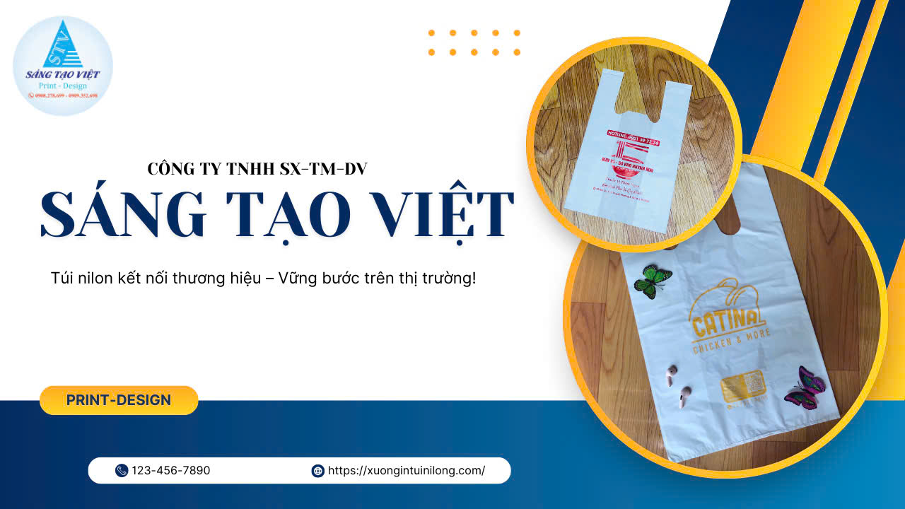Túi nhựa HD trắng đục dành cho in túi siêu thị tại Quận 11