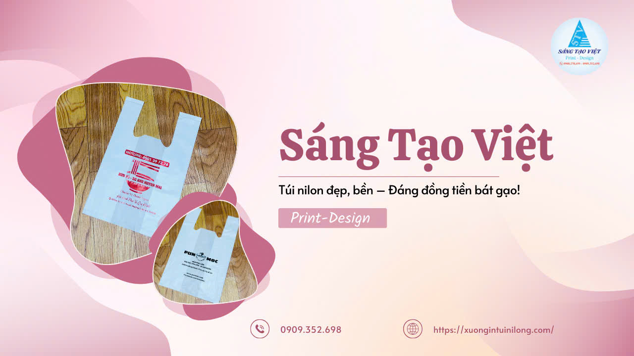 Cam kết của Sáng Tạo Việt dành cho bạn mỗi lần in túi
