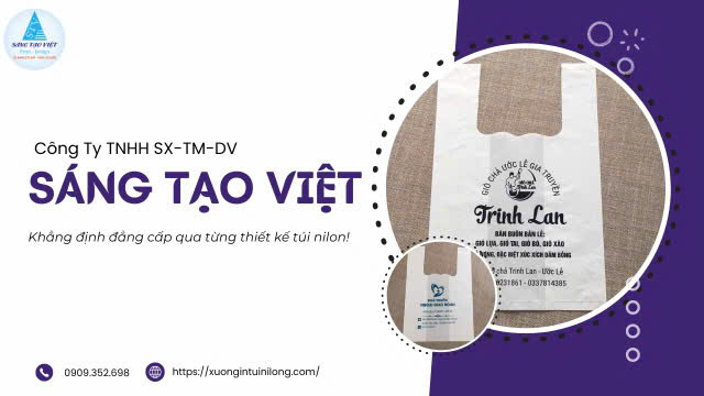 Giải pháp thiết kế và in ấn túi hai quai siêu thị trắng tại Sáng Tạo Việt