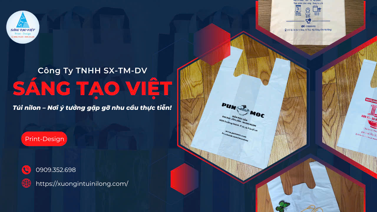 Túi nilong hai quai siêu thị và vai trò trong hệ thống đóng gói hiện đại