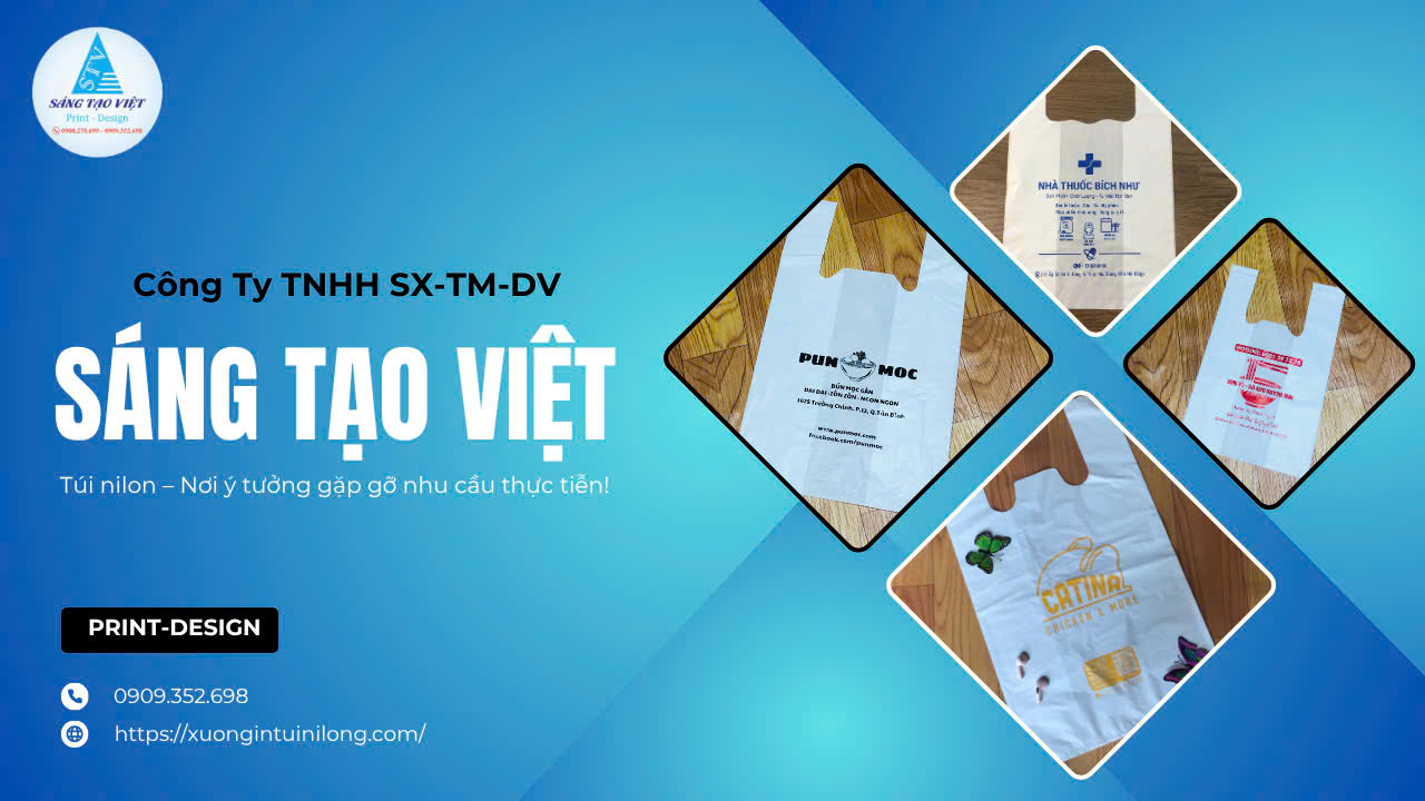 Ưu điểm nổi bật của túi nilong hai quai siêu thị