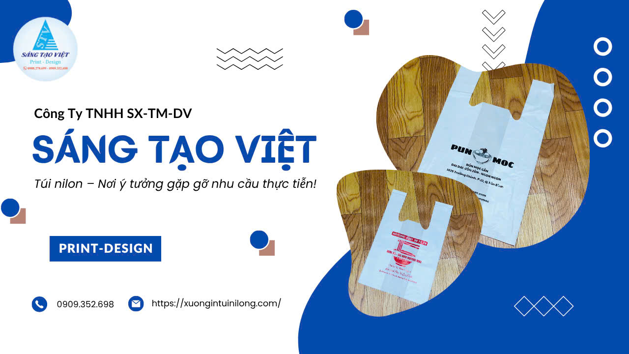 Những ứng dụng phù hợp của túi nilong hai quai siêu thị