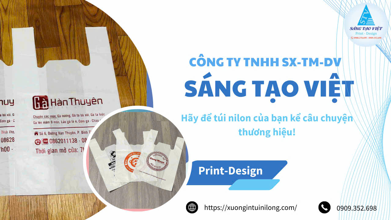 Túi siêu thị trắng sữa 