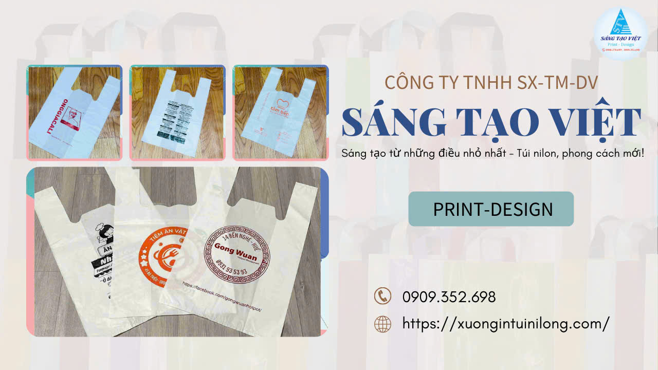  Ba công nghệ in phổ biến cho túi nilon siêu thị hiện nay