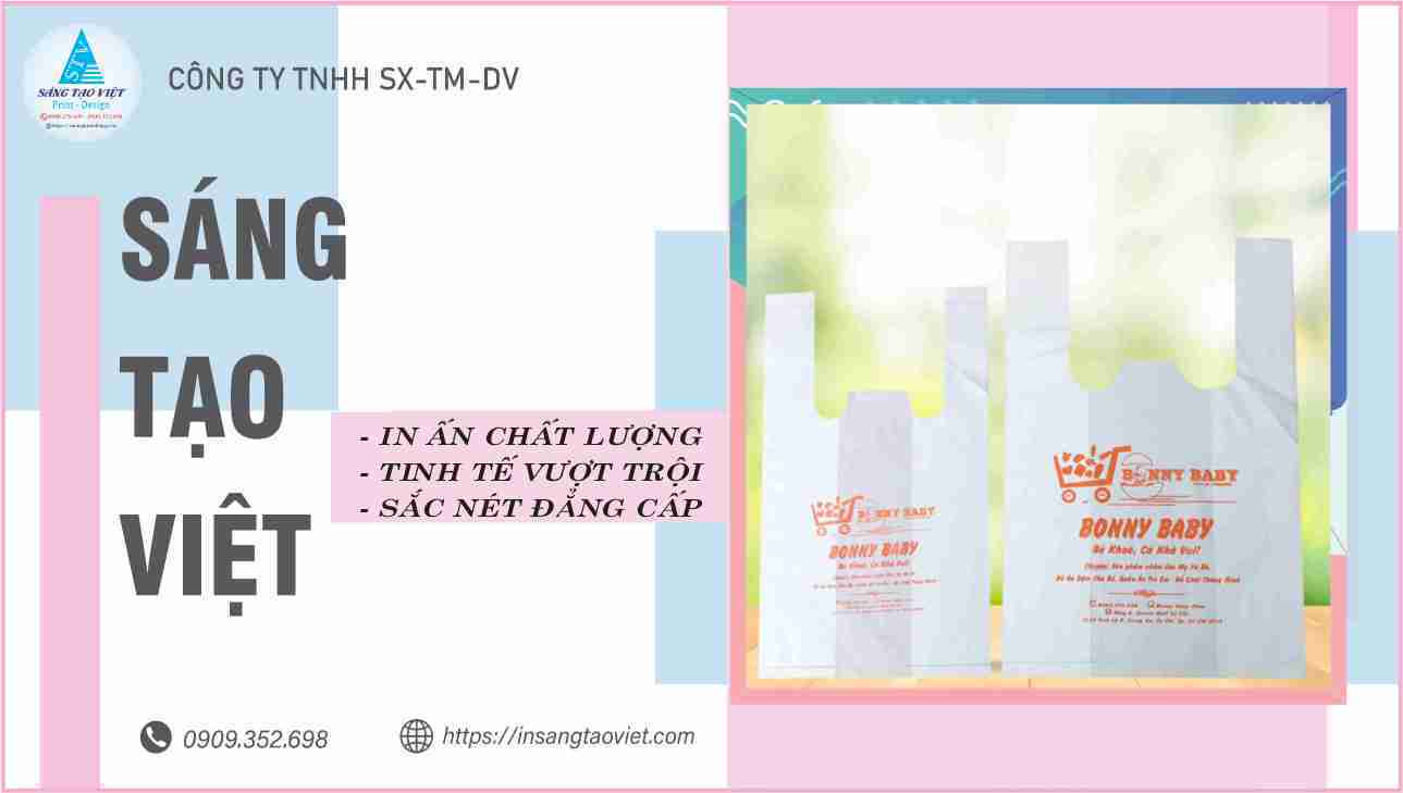 In túi xốp siêu thị tinh tế giúp thương hiệu ghi điểm trong từng ánh nhìn