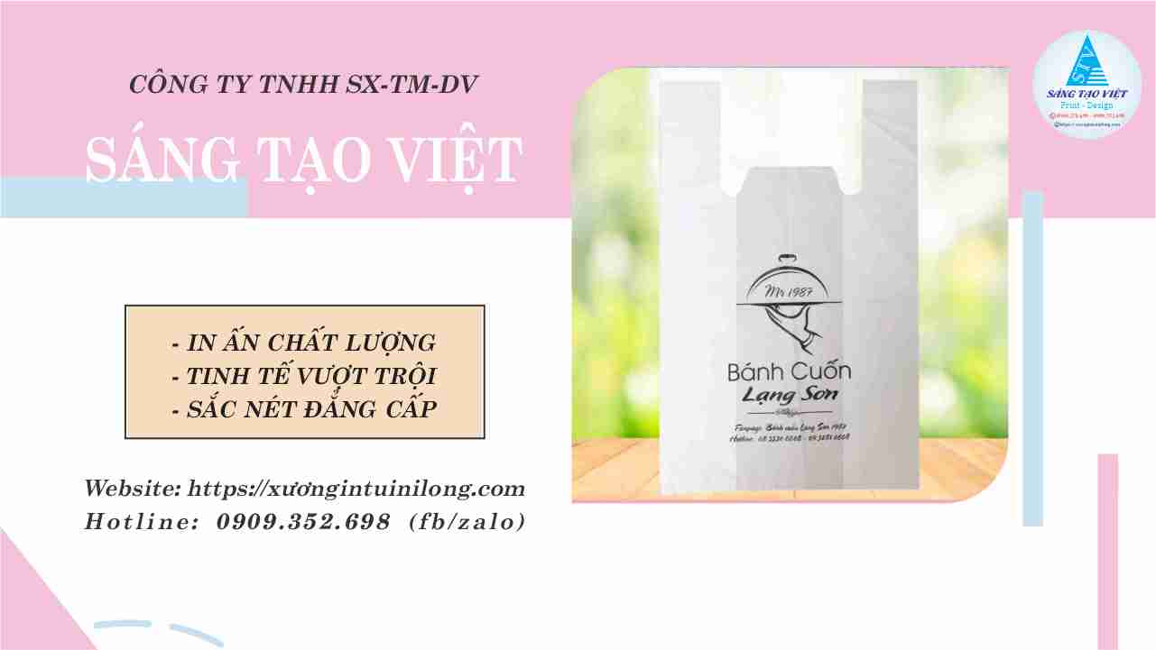 Bí quyết để in túi xốp siêu thị vừa đẹp vừa bền